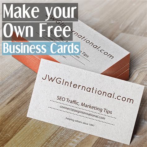 design your own business cards