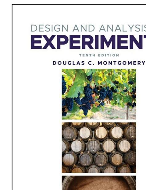 design-and-analysis-of-experiments-by-douglas-montgomery Ebook PDF