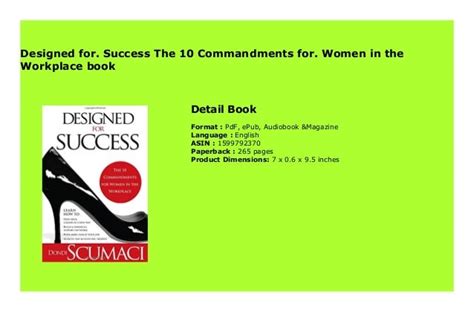 designed for success the 10 commandments for women in the workplace Doc