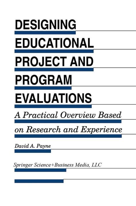 designing educational project and program evaluations Ebook Reader