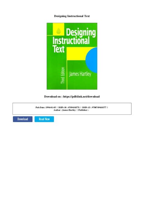 designing instructional text designing instructional text Kindle Editon