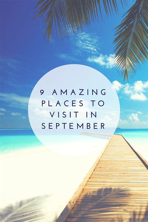 destinations to go in september