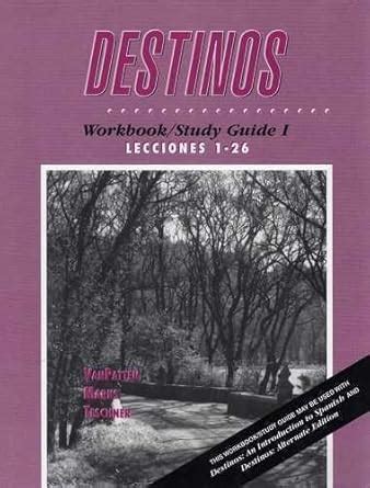 destinos workbook study guide 1 PDF