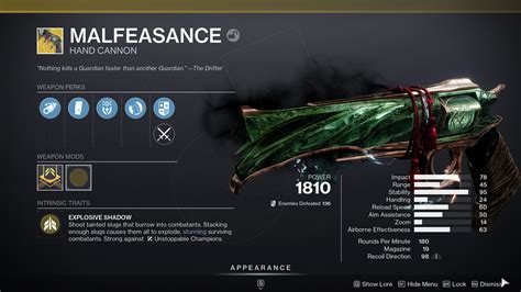 destiny 2 how to get malfeasance