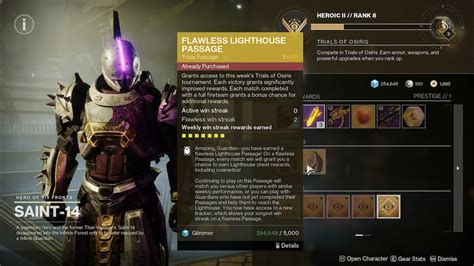 destiny 2 passage of ferocity lighthouse