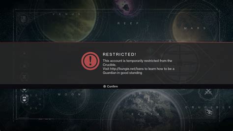 destiny banned