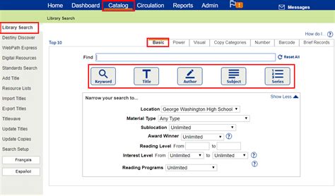 Destiny Catalog Search Using One Search