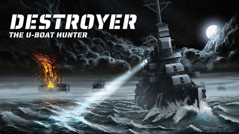 destroyer uboat hunter moving light