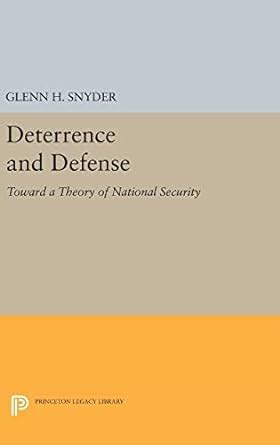 deterrence defense princeton legacy library Kindle Editon