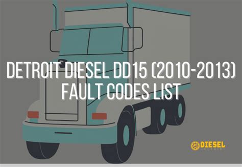 detroit diesel dd15 fault codes PDF