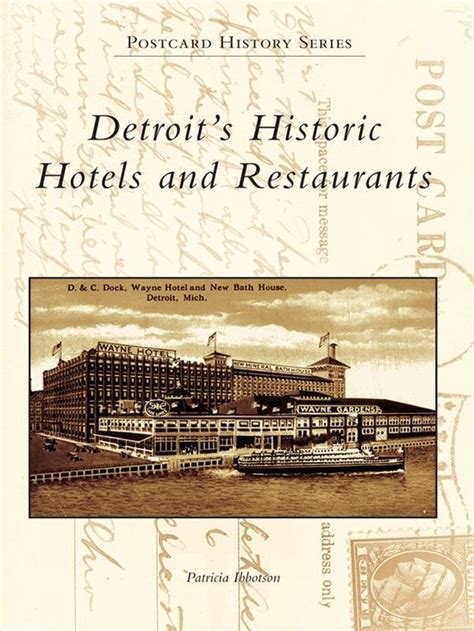 detroits historic hotels and restaurants mi postcard history series Doc