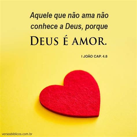 deus é amor versiculo