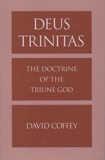 deus trinitas the doctrine of the triune god Reader