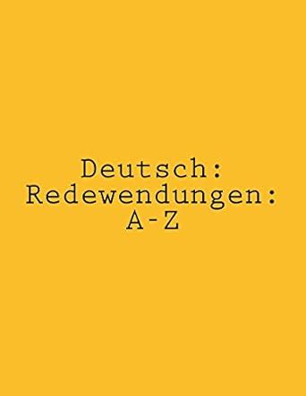 deutsch redewendungen z cavan carmi ebook Epub