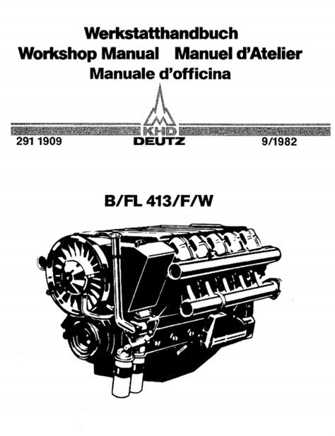 deutz engines service manual 413 Ebook PDF