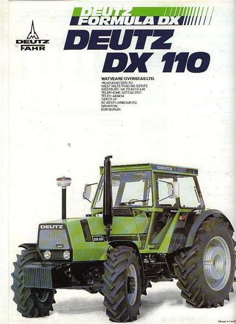 deutz-fahr-dx-110-service-manual Ebook PDF
