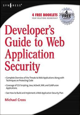 developers guide to web application security Kindle Editon