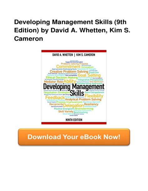 developing management skills 9th edition PDF