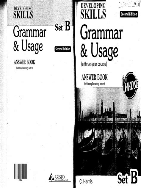 developing skills grammar usage set b answer Ebook Epub