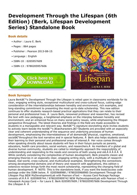 development across the lifespan 6th edition Doc