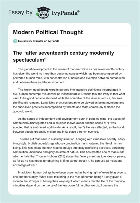 development of modern political thought 10th grade sara jordan Epub