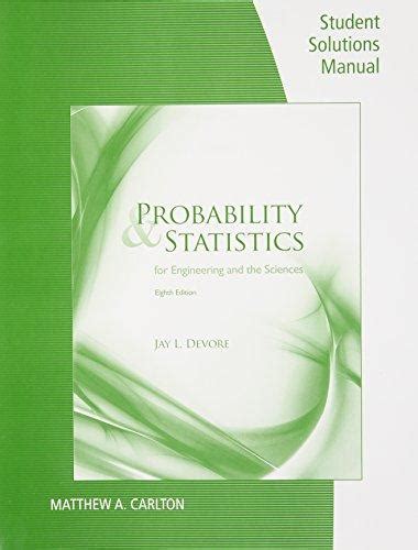 devore probability statistics engineering sciences 8th solution manual PDF