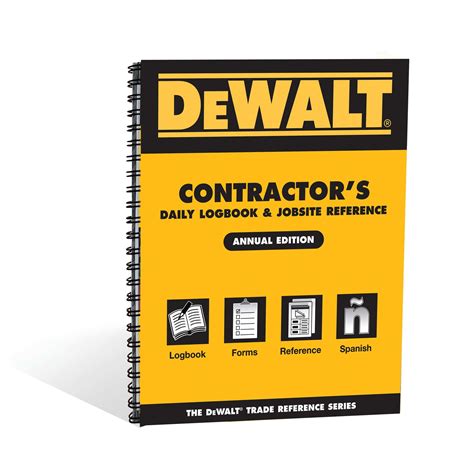 dewalt contractors daily logbook and jobsite reference dewalt series Kindle Editon