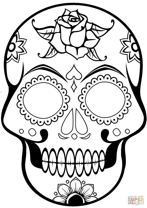dia de los muertos day of the dead and sugar skull coloring book Epub