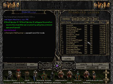 diablo 2 reset ladder