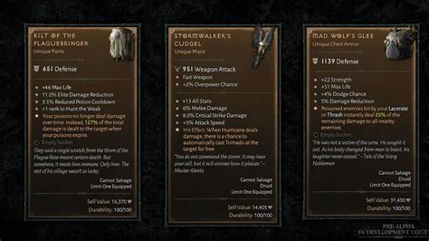 diablo 4 how many unique items can you equip