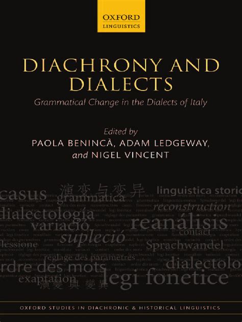 diachrony and dialects grammatical change in the dialects of italy PDF