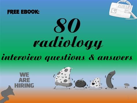 diagnostic radiography interview questions and answers Ebook PDF