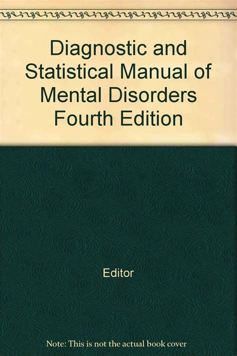 diagnostic statistical manual of mental disorders fourth Kindle Editon