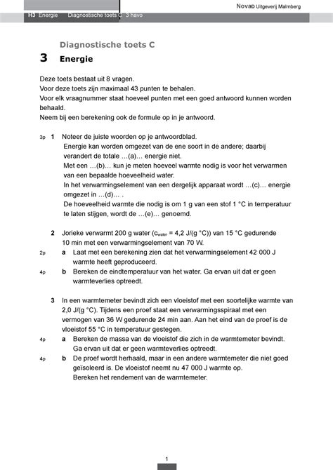 diagnostische toets biologie voor jou Epub