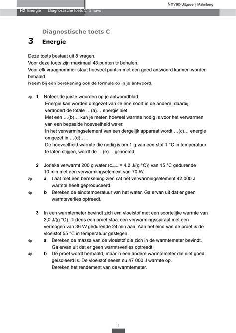 diagnostische toets hogeschool rotterdam PDF