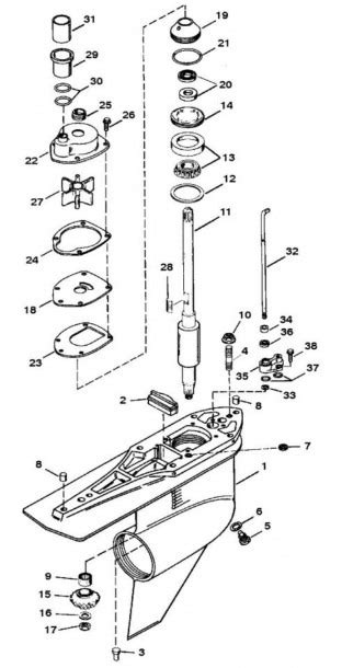 diagram 1993 alpha one lower unit Reader