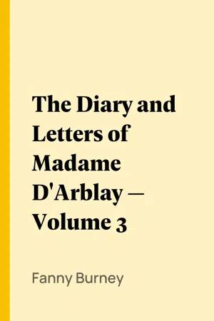diary letters madam darblay iii ebook Kindle Editon
