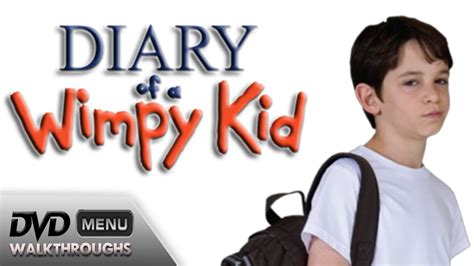 Diary Of A Wimpy Kid Dvd Menu Walkthrough