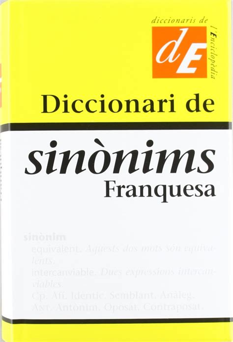 diccionari de sinònims franquesa diccionaris complementaris Kindle Editon