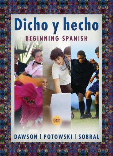 dicho y hecho beginning spanish 9th edition rar Doc