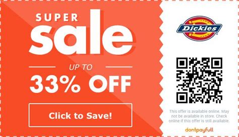 dickies coupon code free shipping