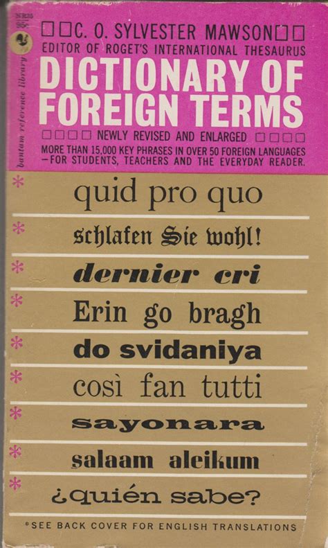 dictionary of foreign terms PDF