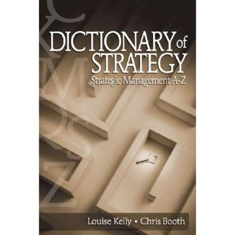 dictionary of strategy strategic Epub