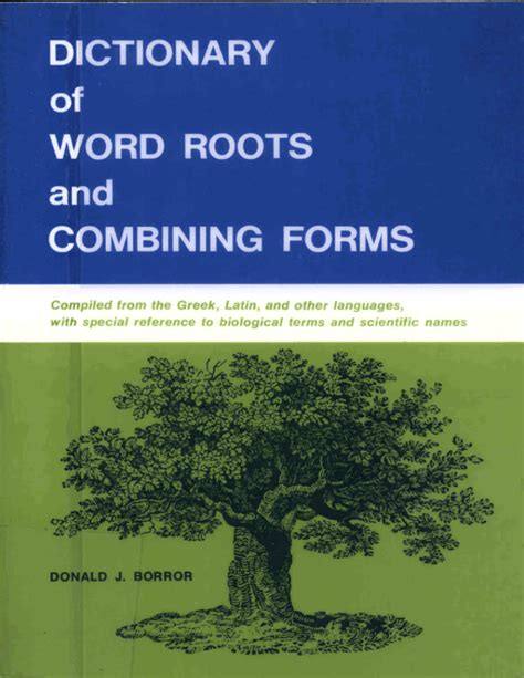 dictionary of word roots and combining forms Epub