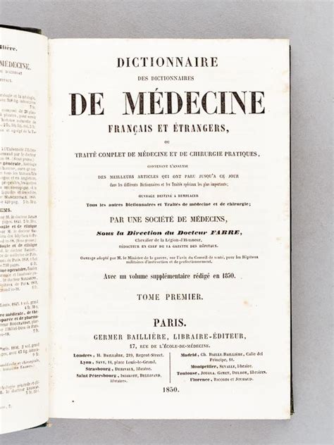 dictionnaire francais de medecine et de Kindle Editon