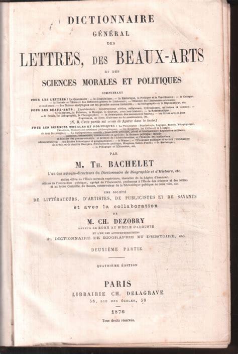 dictionnaire general des lettres des PDF