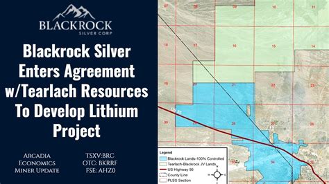 did blackrock sign a contract for lithium