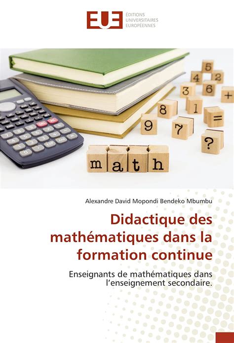 didactique math matiques mopondi bendeko mbumbu Kindle Editon