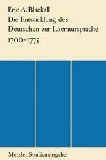 die entwicklung des deutschen zur literatursprache 1700 1775 Doc
