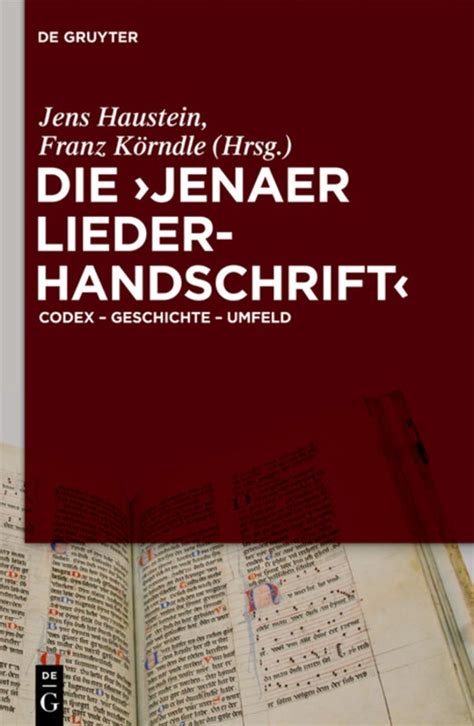 die jenaer liederhandschrift die jenaer liederhandschrift PDF